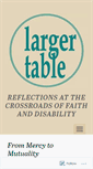 Mobile Screenshot of largertable.com